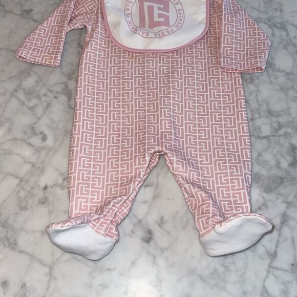 NWOT BALMAIN 3 PIECE BABY GIFT SET 3M - Picture 4 of 12